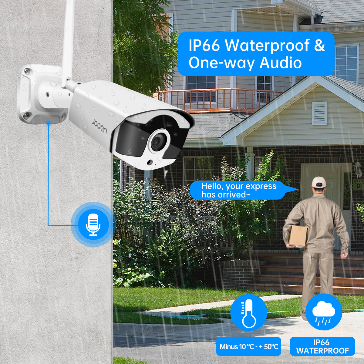 Jooan 8ch Nvr Hd 3mp Wireless Cctv Camera System Audio Record Outdoor - General Store 44