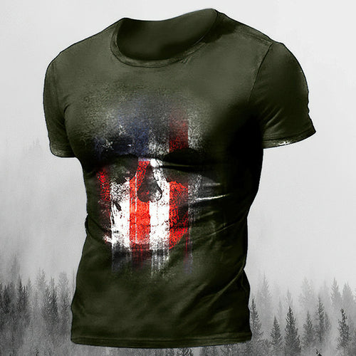 Men's T-shirts Summer 3d Vintage Horror Skull Top Hip Hop Rock - General Store 44