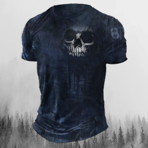 Men's T-shirts Summer 3d Vintage Horror Skull Top Hip Hop Rock - General Store 44
