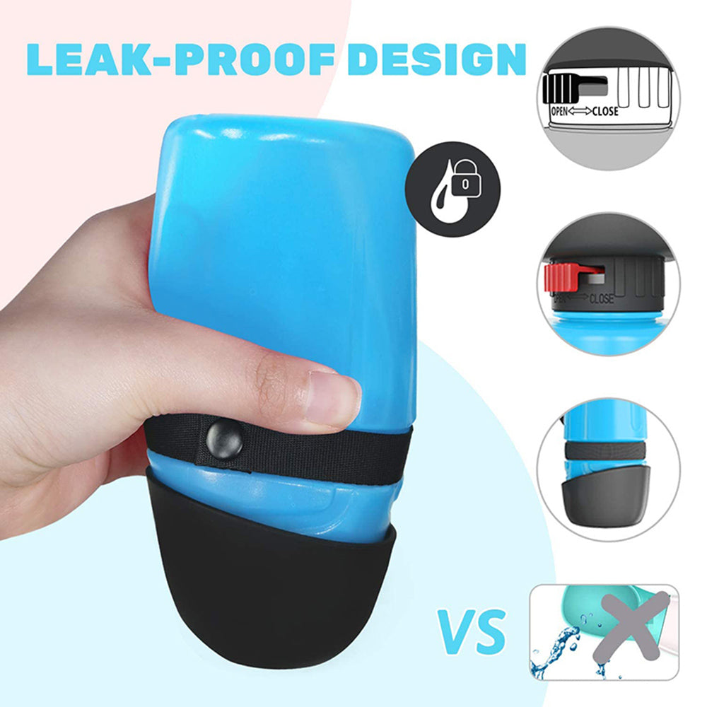 Portable Dog Water Bottle Foldable Pet Feeder Bowl Water Bottle Pets - General Store 44