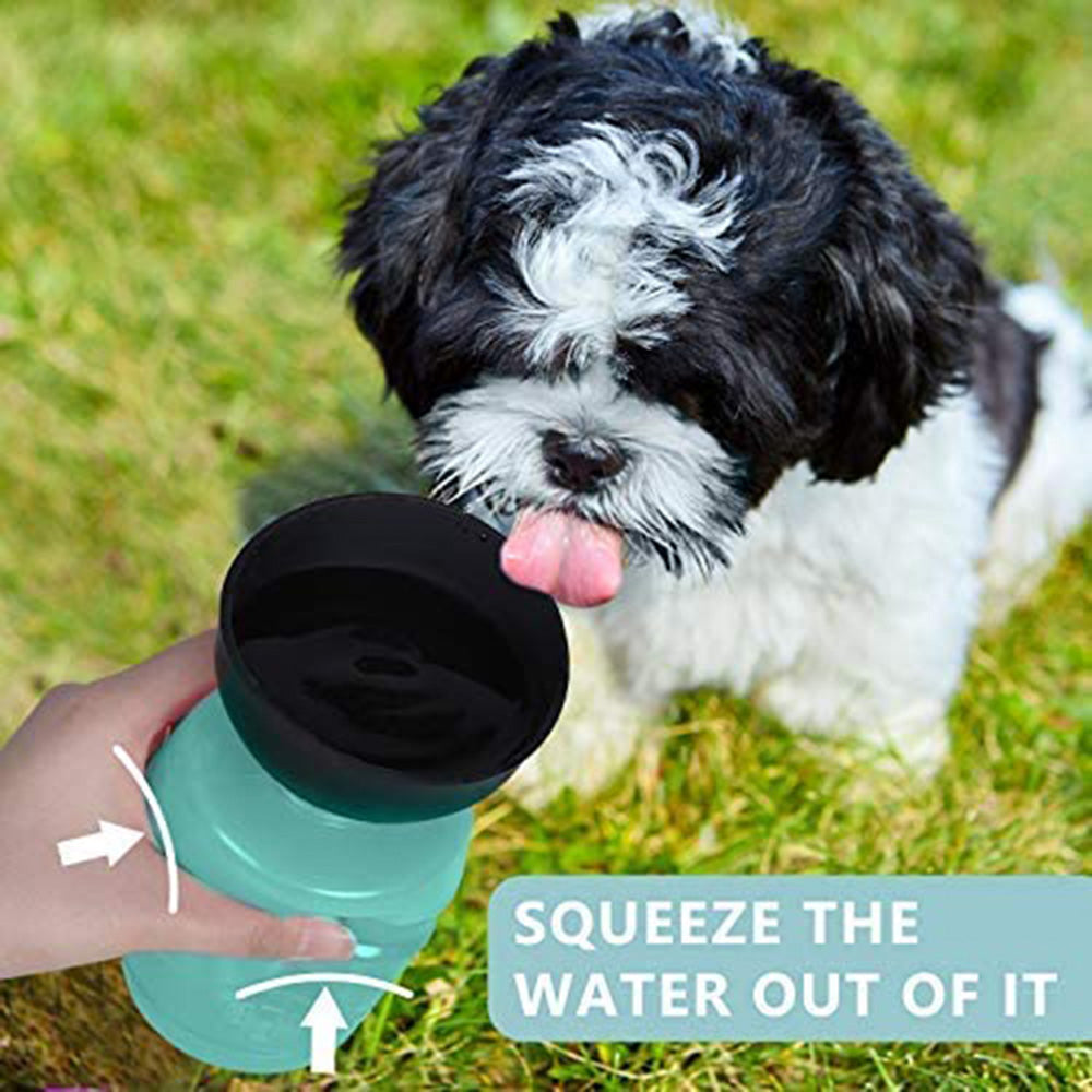 Portable Dog Water Bottle Foldable Pet Feeder Bowl Water Bottle Pets - General Store 44