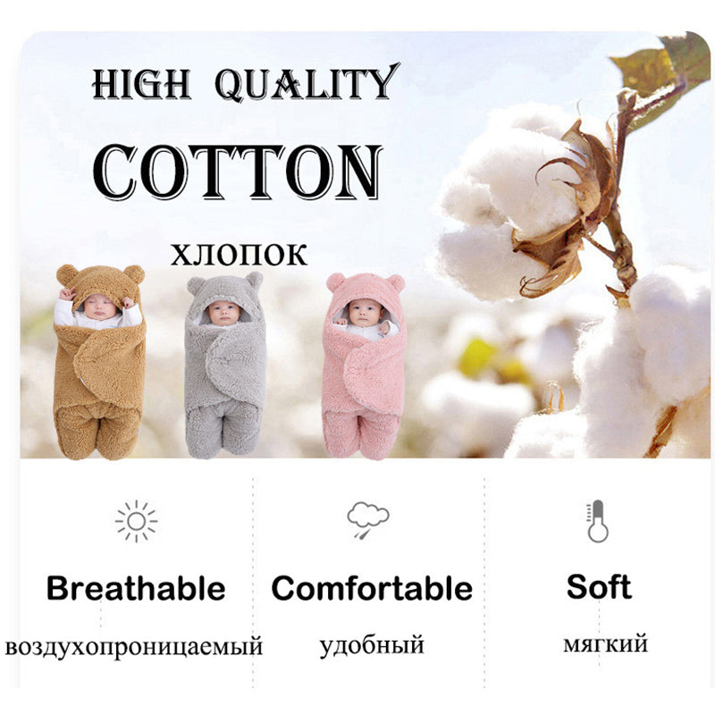 Soft Newborn Baby Wrap Blankets Baby Sleeping Bag Envelope For Newborn - General Store 44