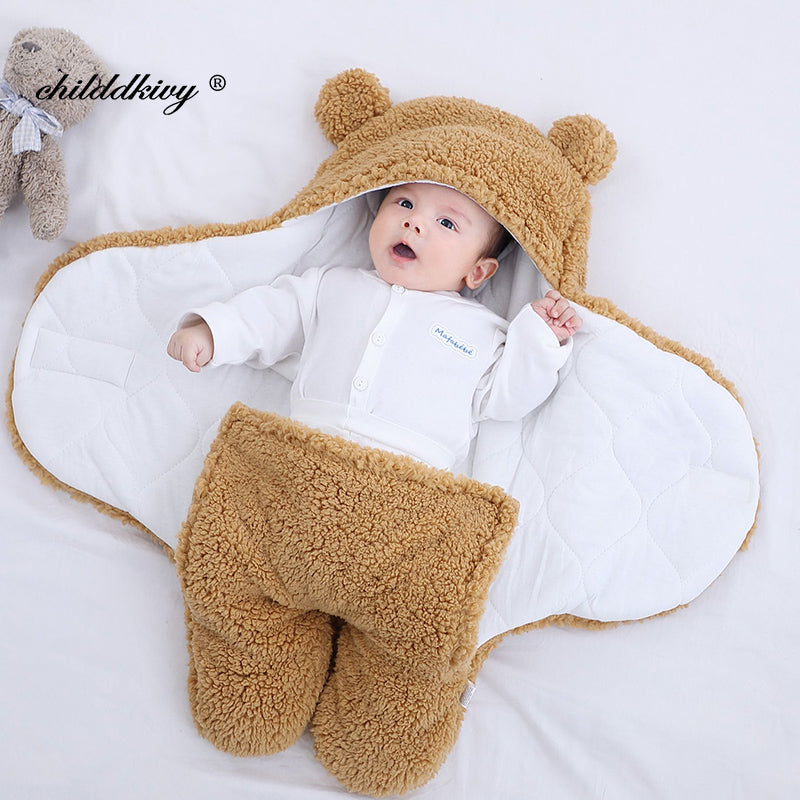 Soft Newborn Baby Wrap Blankets Baby Sleeping Bag Envelope For Newborn - General Store 44