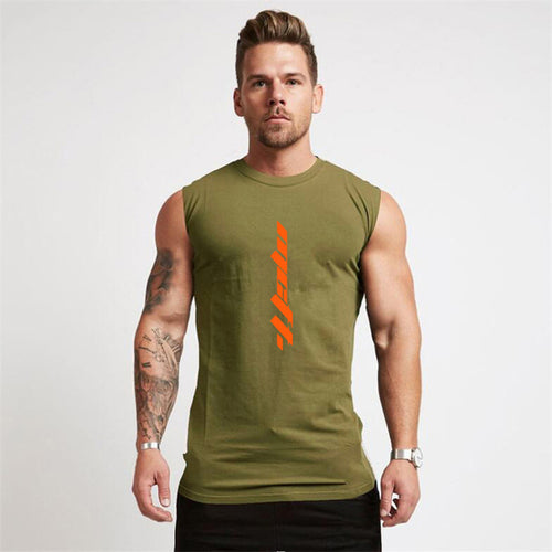 Summer Gym Tank Top Men Workout Sleeveless Shirt Bodybuilding Clothing - General Store 44
