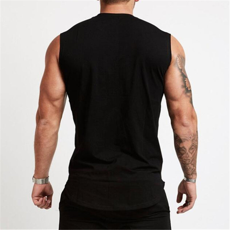 Summer Gym Tank Top Men Workout Sleeveless Shirt Bodybuilding Clothing - General Store 44