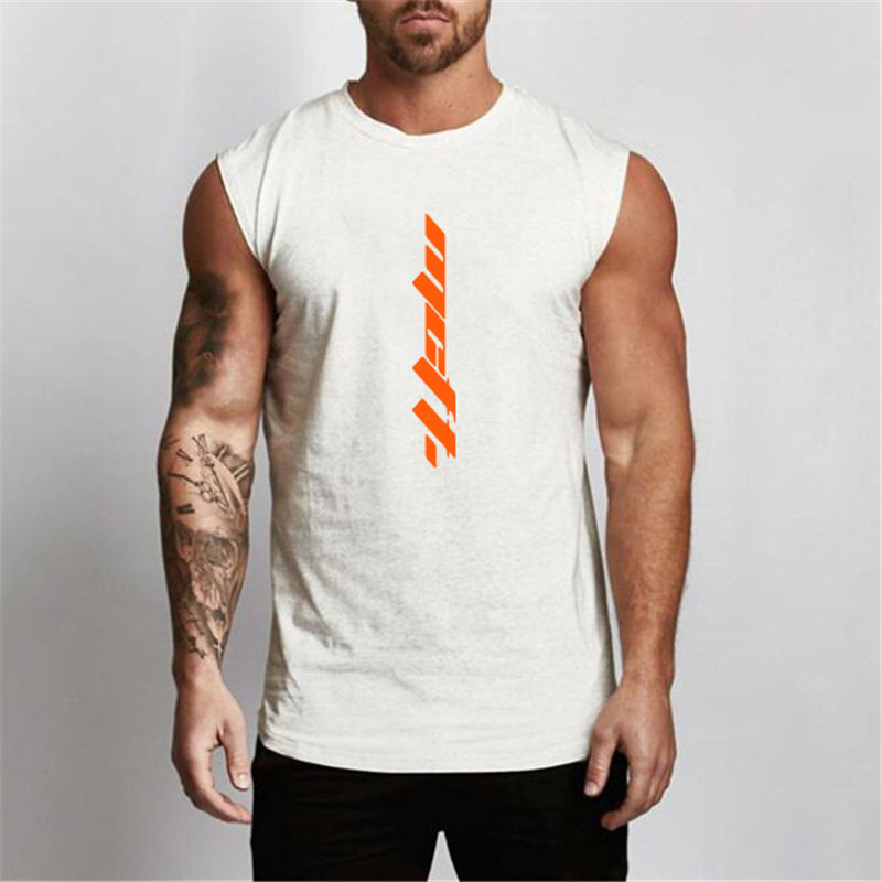 Summer Gym Tank Top Men Workout Sleeveless Shirt Bodybuilding Clothing - General Store 44