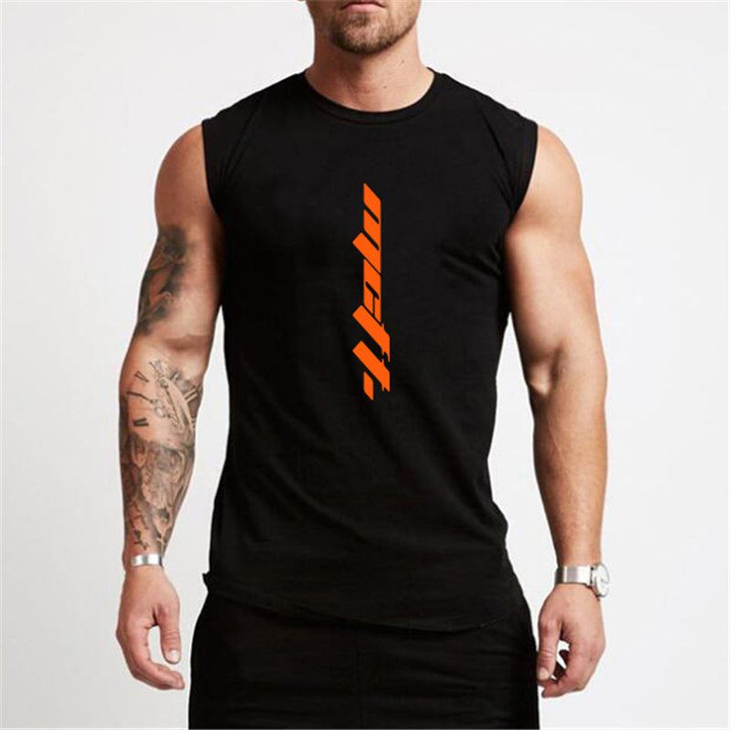 Summer Gym Tank Top Men Workout Sleeveless Shirt Bodybuilding Clothing - General Store 44