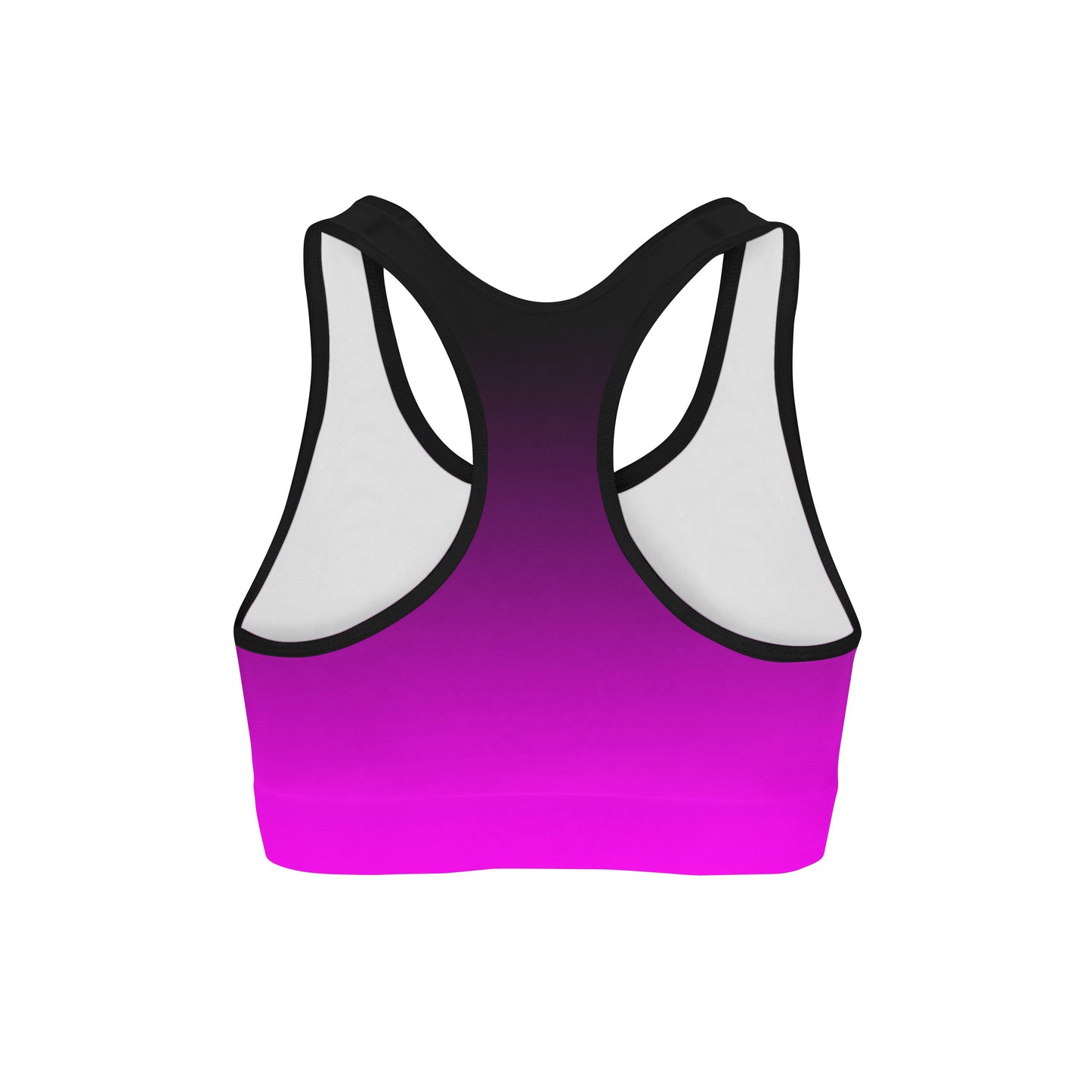 Black Pink Ombre Sports Bra - General Store 44