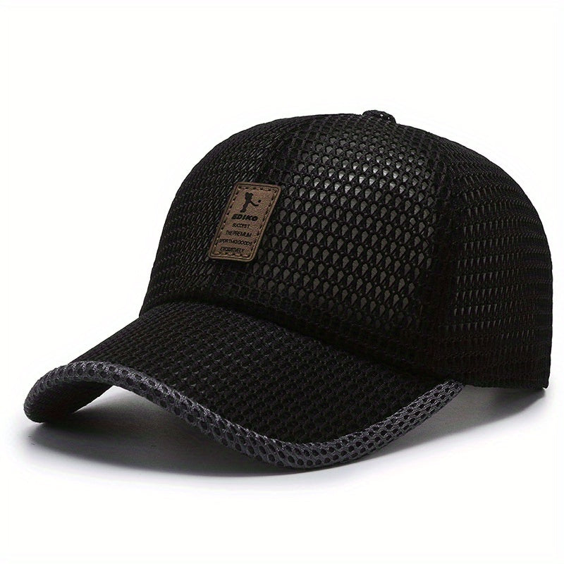 Unisex Summer Mesh Baseball Cap: Unlock the Outdoors with a Breathable, Solid-Color Trucker Hat! - General Store 44