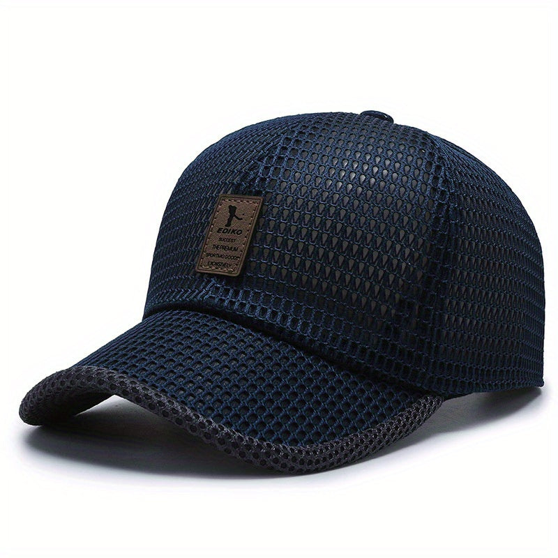 Unisex Summer Mesh Baseball Cap: Unlock the Outdoors with a Breathable, Solid-Color Trucker Hat! - General Store 44