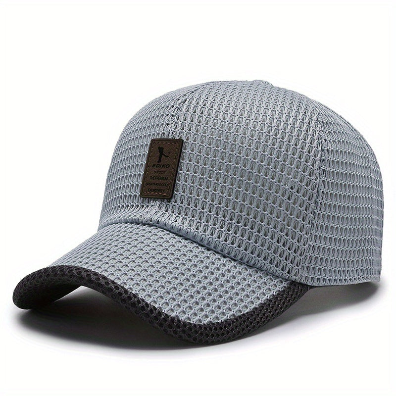 Unisex Summer Mesh Baseball Cap: Unlock the Outdoors with a Breathable, Solid-Color Trucker Hat! - General Store 44