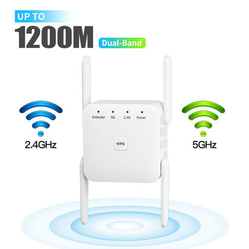 5ghz Wifi Repeater Wireless Wi-fi Booster 1200mbps Wifi Amplifier - General Store 44