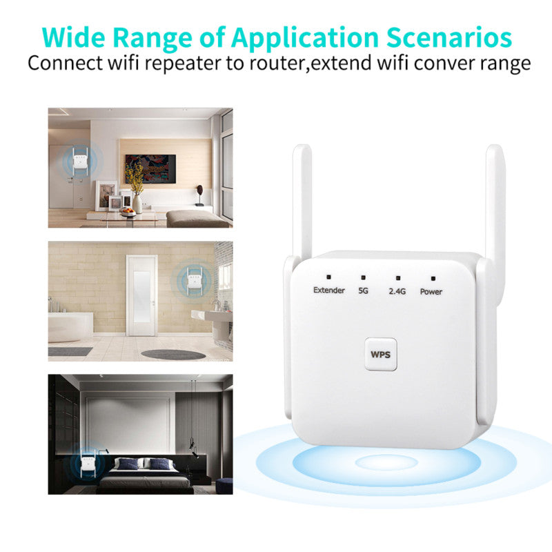 5ghz Wifi Repeater Wireless Wi-fi Booster 1200mbps Wifi Amplifier - General Store 44