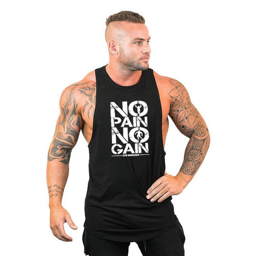 Brand Gyms Clothing Mens Bodybuilding Hooded Tank Top Cotton - General Store 44