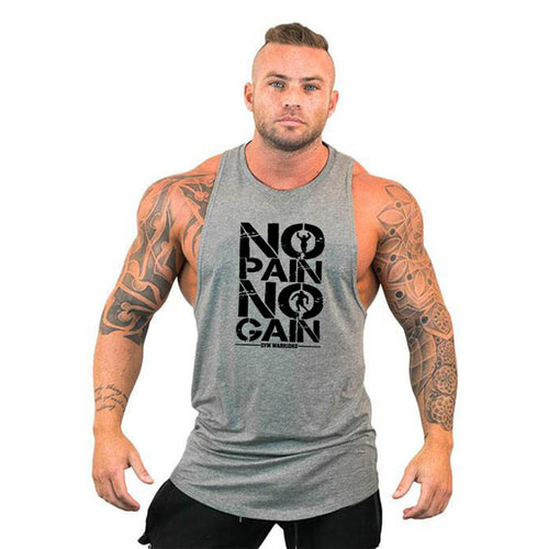 Brand Gyms Clothing Mens Bodybuilding Hooded Tank Top Cotton - General Store 44