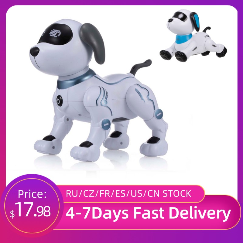 LE NENG TOYS K16A Electronic Pets Robot Dog Stunt Dog Voice Command - General Store 44