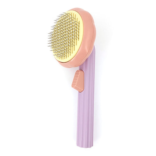 Pumpkin Pet Brush Self Cleaning Slicker Brush For Shedding Dog Cat - General Store 44