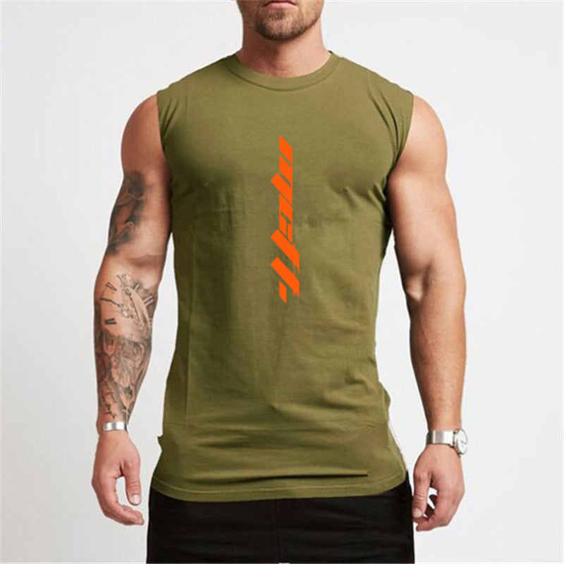 Summer Gym Tank Top Men Workout Sleeveless Shirt Bodybuilding Clothing - General Store 44