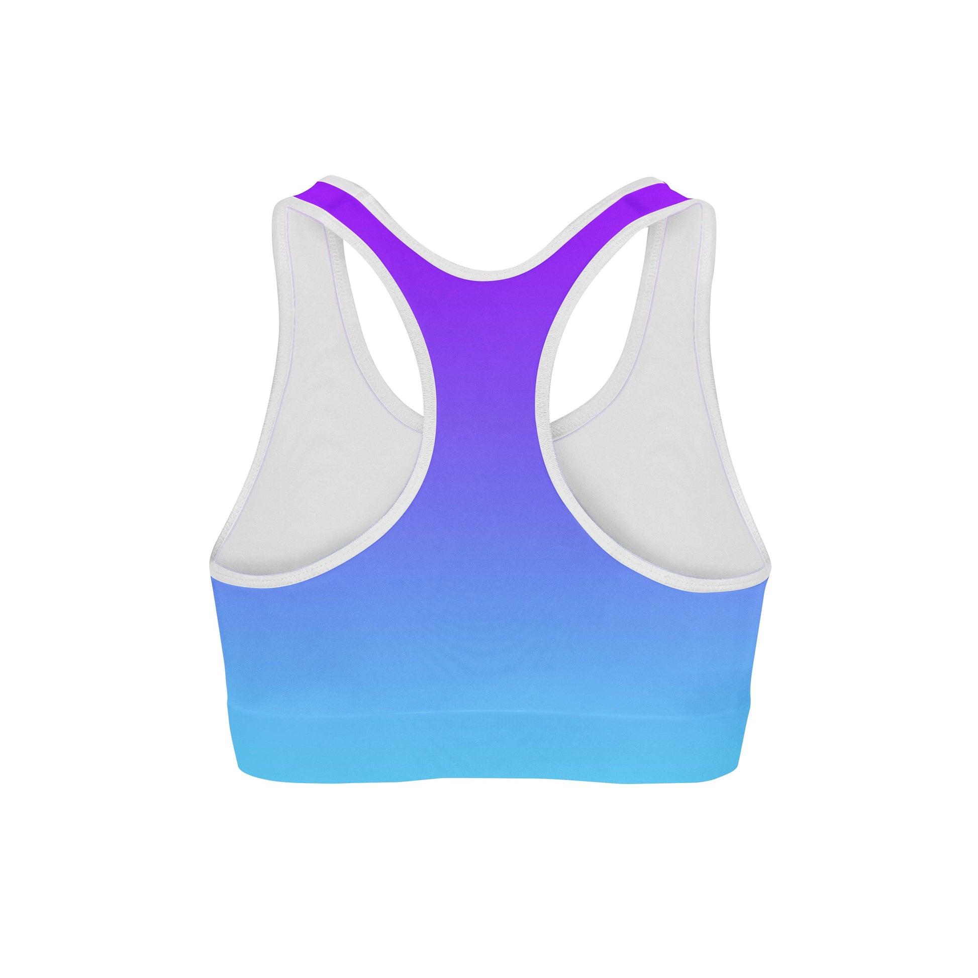 Purple Blue Ombre Sports Bra - General Store 44