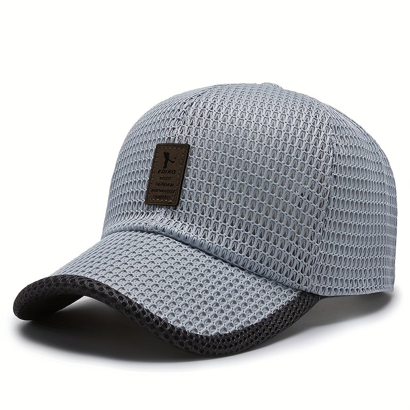 Unisex Summer Mesh Baseball Cap: Unlock the Outdoors with a Breathable, Solid-Color Trucker Hat! - General Store 44