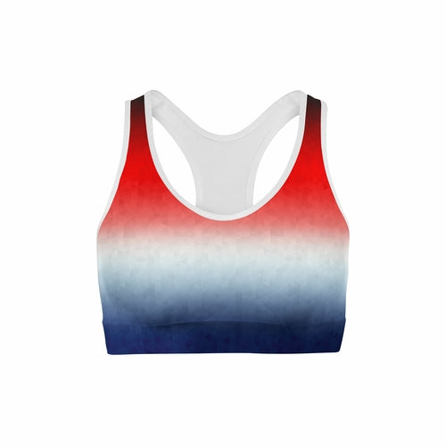 Patriotic Triangles Sports Bra - General Store 44